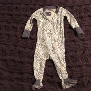 Burt’s Bees zip up body suit
